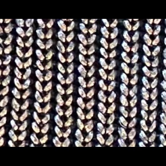 NWOT Stunning Harley-Davidson Silver Knit Sweater - Picture 2 of 10